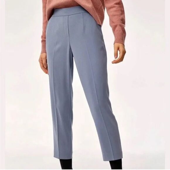 Aritzia Babaton Conan Wide Leg Pant in Blue Size 2 - Picture 1 of 8